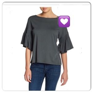 14th & Union Ruffle Sleeve Tee